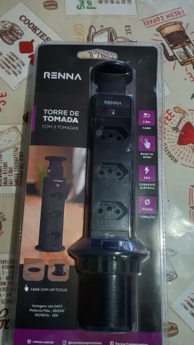 TORRE DE TOMADA COM 3 TOMADAS RENNA