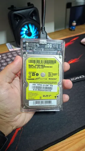 HD Externo 160GB USB 3.0 - Case Nova (Excelente para Filmes/Arquivos)