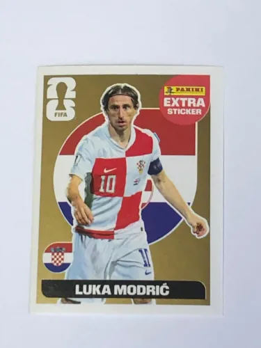 Figurinha extra Legend Luka Modric ouro original Panini Copa do Mundo de 2026