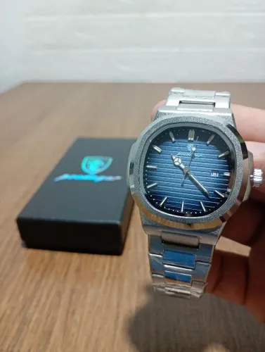 Relógio Poedagar Original tela azul