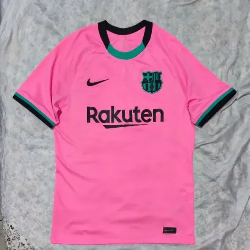 camisa original 2020 2021 rosa barcelona tamanho p