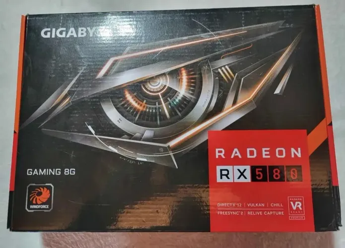 AMD RX 580 8GB GIGABYTE GDDR5 SEMI NOVO