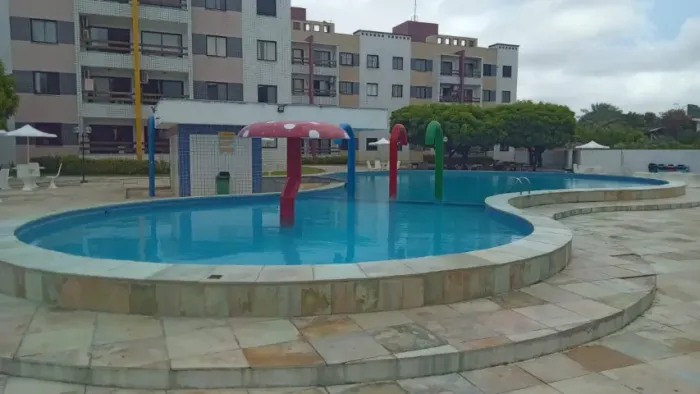 Cumbuco: Apto 3q. Vista Mar. Piscina. Quadra