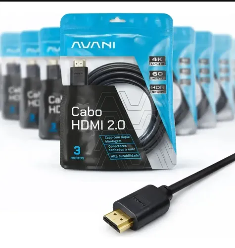 CABO HDMI 3 METROS 4K 2.0