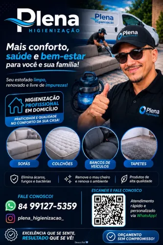 Higienização do seu estofado