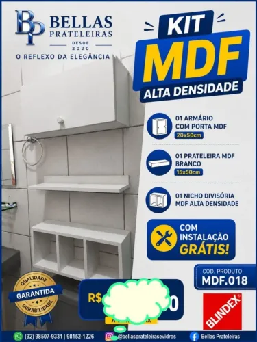 Kit banheiro nicho
