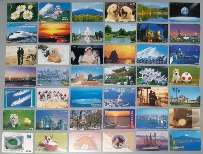 Japão - 400 Cartões Telefônicos + 50 Tickets Ônibus/Trens Diversos