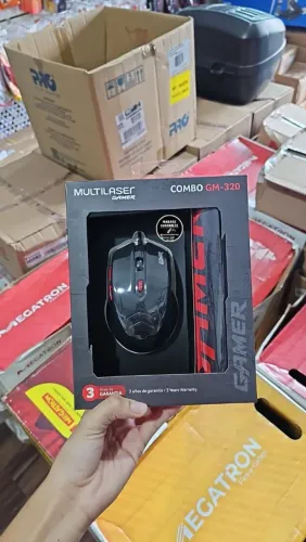 Mouse e Mousepad gamer kit