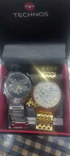 2 relogios tecnos , modelos raros , 1 automático e 1 analógico, 