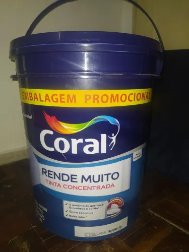 Tinta Coral Rende muito 20 litros Branco Fosco lacrada 