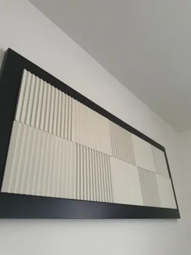 Quadro moderno preto e branco