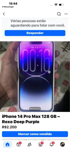 IPHONE 14 PRO MAX 128GB ROXO