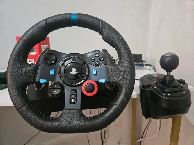 Volante g29 e câmbio