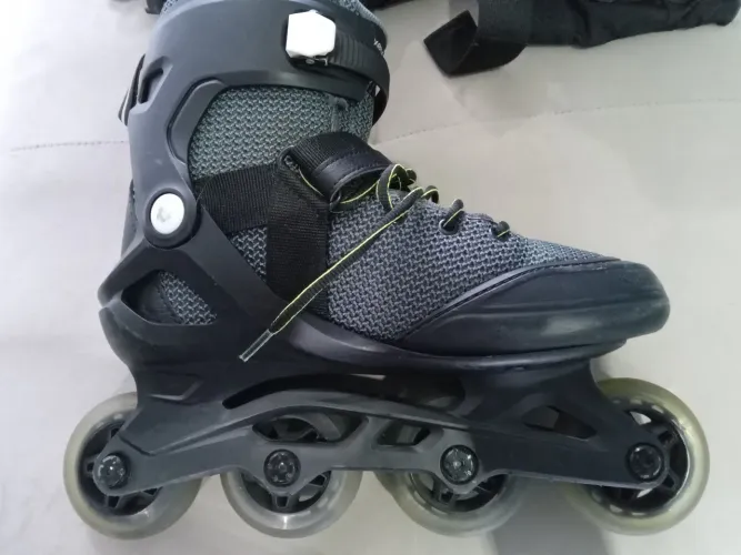 Patins Oxelo preto e cinza N°44