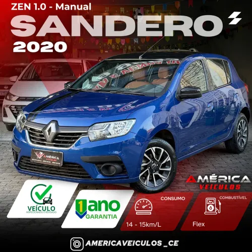 Renault Sandero Zen Flex 1.0 12V 5P Mec. 2020