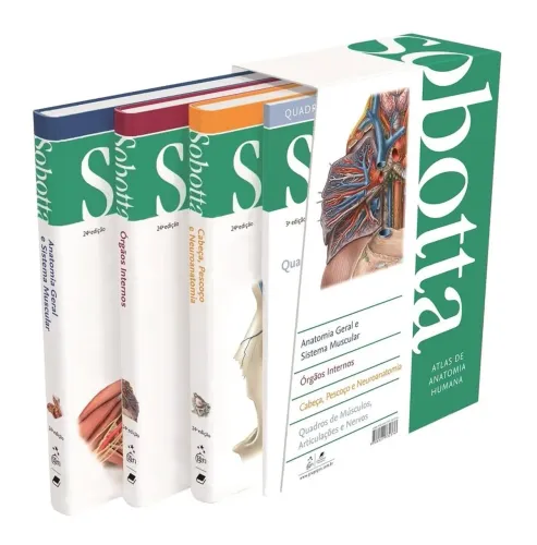 Atlas de Anatomia Humana Sobotta - 3 Volumes