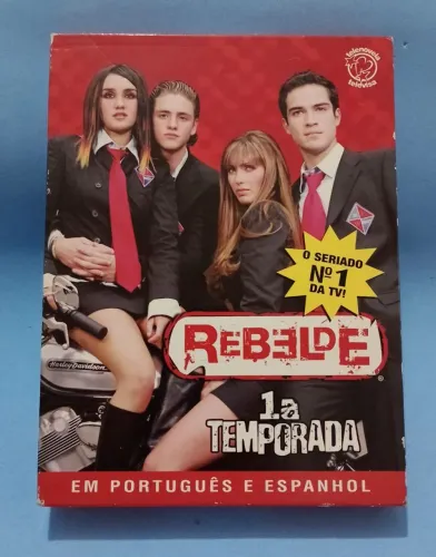 Caixa DVDs Rebelde - apenas a caixa
