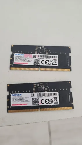 Memória RAM Notebook ADATA DDR5 16GB (2x8GB) 5600MHz SODIMM