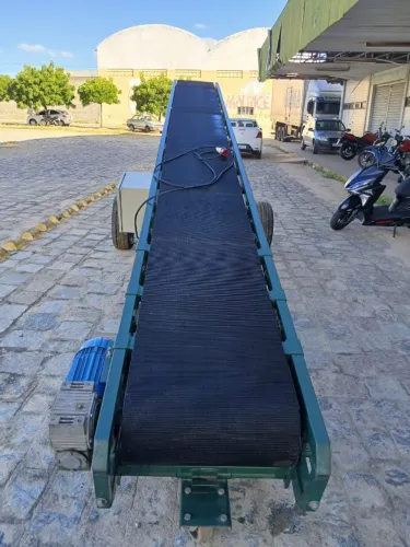 ESTEIRA TRANSPORTADORA INDUSTRIAL ELETRICA