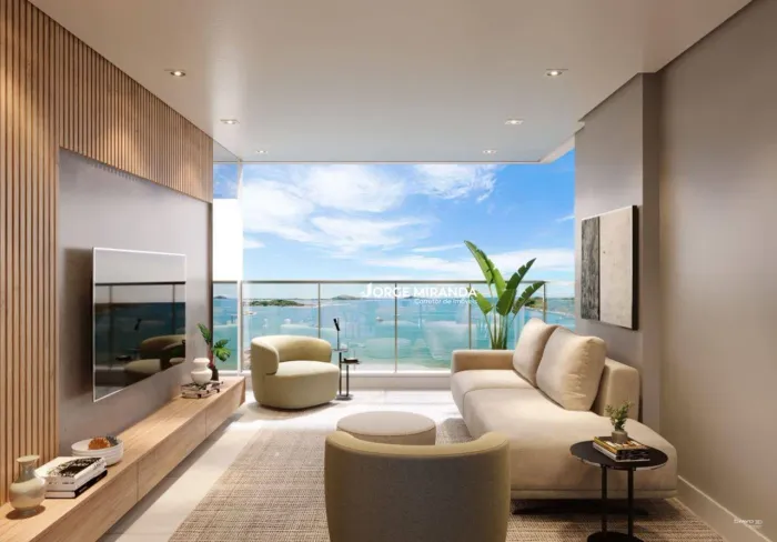 Apartamento com 2 dormitórios à venda, 70 m² por R$ 1.338.949,57 - Praia da Cerca - Guarap