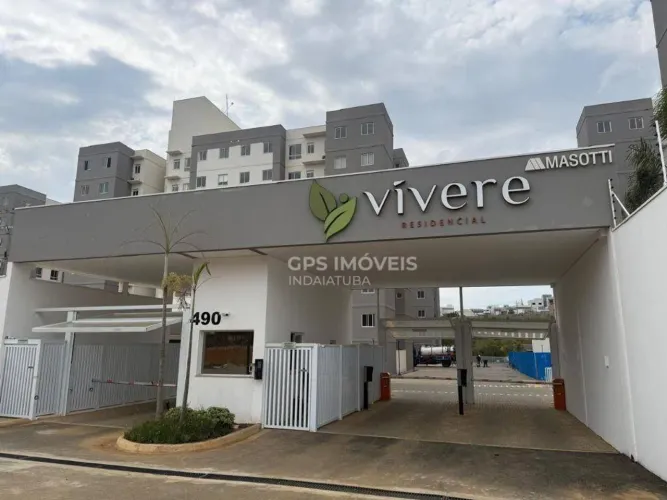 Apartamento com 02 Quartos para locação no condomínio Vívere Residence em Indaiatuba/SP.