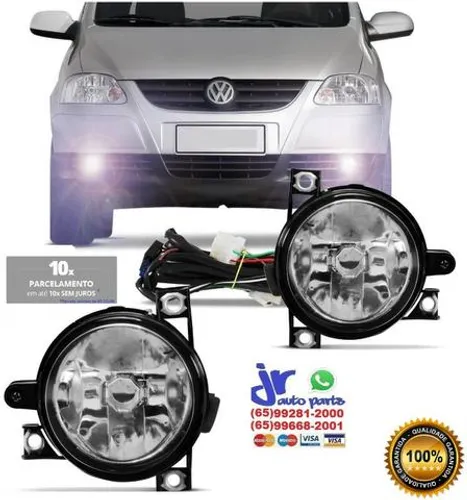 Kit Farol Milha Fox SpaceFox CrossFox 03 04 05 06 07 08 e 09 Auxiliar Neblina