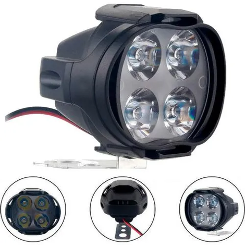 Farol Auxiliar De Milha Neblina Carro Moto Jeep 4 Led 8w unidade
