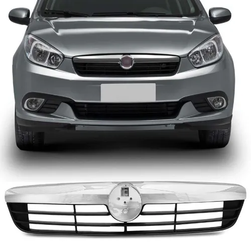Grade Moldura Tela Para-Choque Radial Superior Grand Siena 2012 / 2017