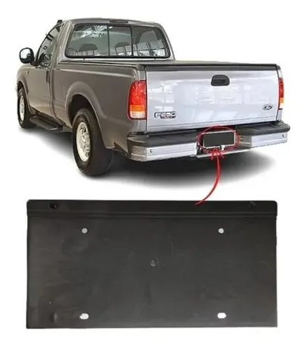 Suporte Placa Traseiro Ford F250 F350 F4000 1999 A 2020