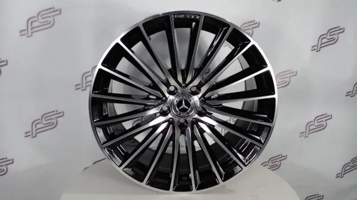 Rodas Mercedes Classe C Preto Diamantado 5x112 - 19x8 e 19x9