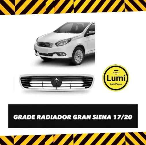 Grade Radiador Grand Siena 2017/2020 - Novo!!