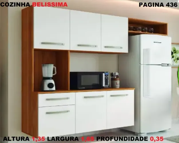 Armário de cozinha suspenso entrega e montagem grátis para toda Maceió 