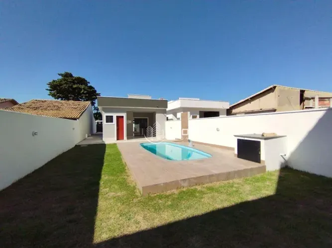 Casa em Itaipuaçu com piscina com2 dormitórios à venda, 101 m² por R$ 560.000 - Jardim Atl