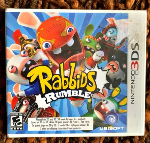 RABBIDS RUMBLE ORIGINAL NINTENDO 3DS NOVO LACRADO COMPLETO ACEITO OLX PAY