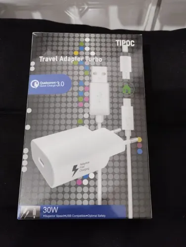 CARREGADOR TIPO C TURBO SAMSUNG 3.0 TIPO C