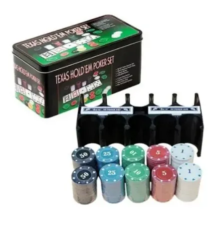 Jogo De Poker Kit 200 Fichas Profissional Gb57054 /eli0203