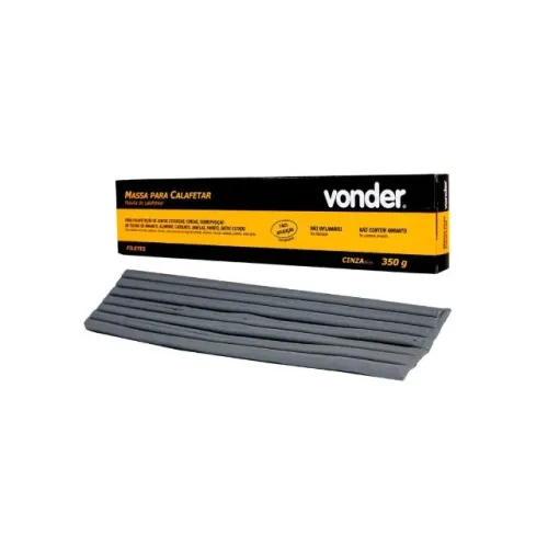 Massa Para Calafetar Cinza 350g  Vonder