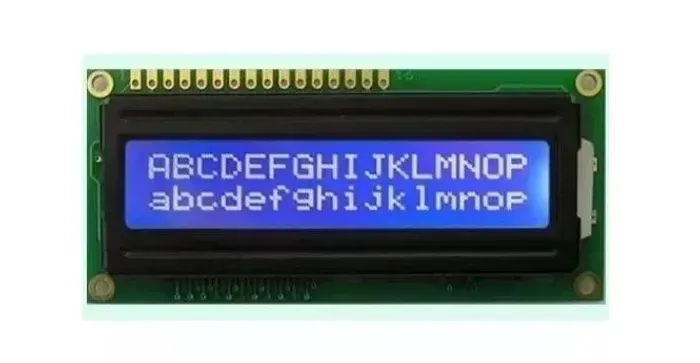 Display Lcd 16x2 1602 Com Back Azul Arduino Robotica Automação COD-AM17