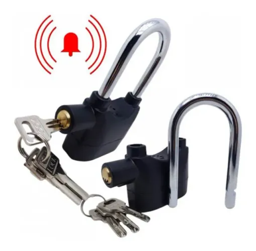 Cadeado Antifurto Com Alarme Lk-bl17 Luatek