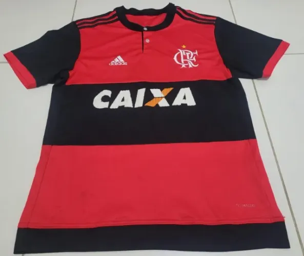 Camisa Original Flamengo Rubro Negra adidas Caixa
