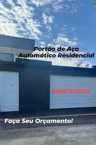 Portão de Aço Automático Residencial