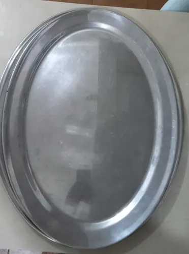 Travessa de inox Oval