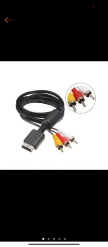 Cabo AV para PS2 - Conecte seu console na TV!