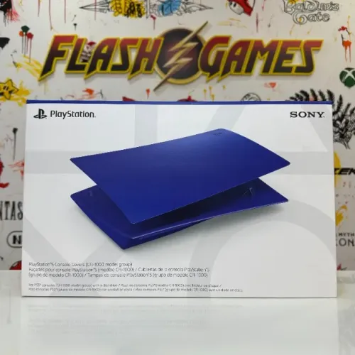 Faceplate PS5 C/ Leitor Cobalt Blue