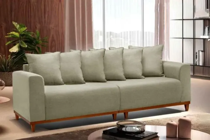 sala sofa living de 5 lugares
