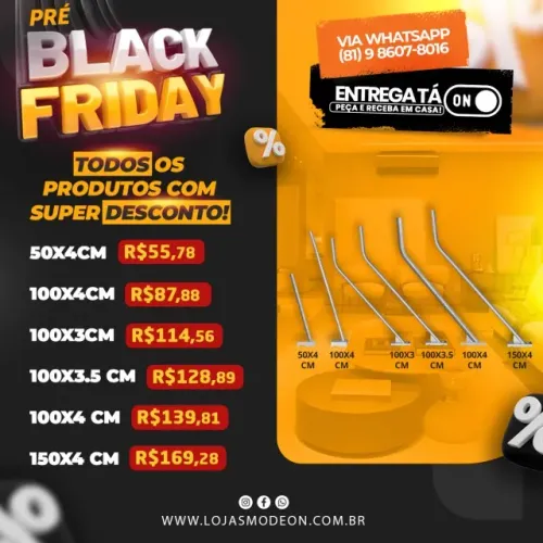 Braço de poste galvanizado