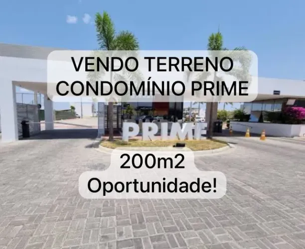 TERRENO CONDOMÍNIO PRIME! NASCENTE! 200m2