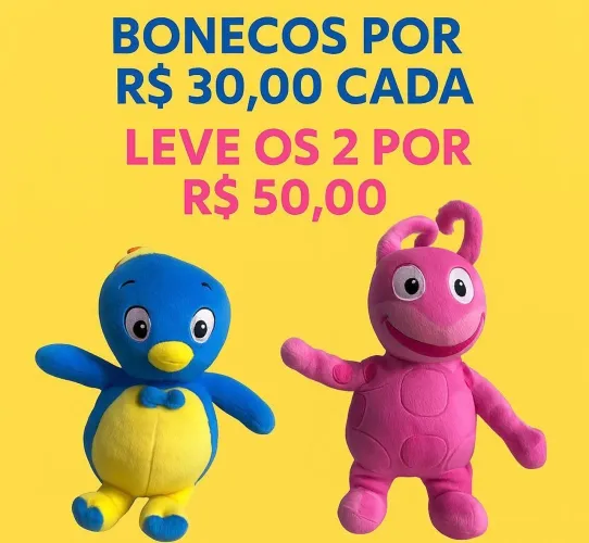 Bonecos Backyardigans - 2 por R$ 50!