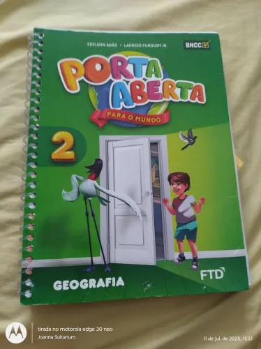 Livro Didático Geografia 2º Ano, Fundamental I - Porta Aberta FTD