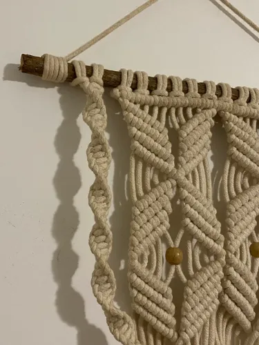 Cachepô para Plantas - Macramê Rústico Artesanal 